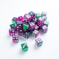 Preview: Gamegenic Galaxy Series D6 Würfel Set "Aurora" (36 Dice)