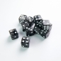 Preview: Gamegenic Galaxy Series D6 Würfel Set "Moon" (12 Dice)