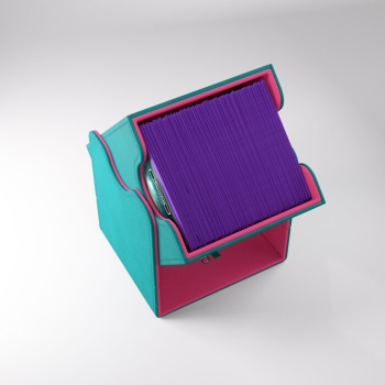 Gamegenic Squire 100+ XL Deck Box (Teal/Pink)