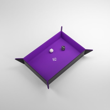 Gamegenic-Magnetic-Dice-Tray-Rectangular-Black-Purple