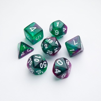 Gamegenic - Galaxy Series - Aurora - RPG Dice Set (7pcs)