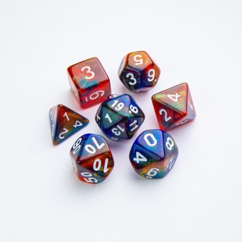 Gamegenic - Galaxy Series - Mars - RPG Dice Set (7pcs)