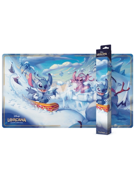 Disney-Lorcana-Hyperia-City-Spielmatte-Stitch-Angel