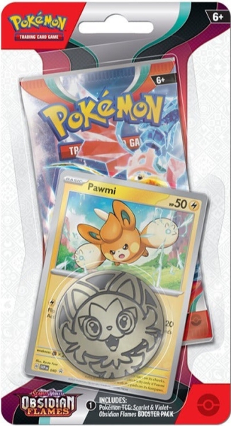 pokemon-cards-scarlet-violet-obsidian-flames-1-pack-checklane-blister-pawmi-english