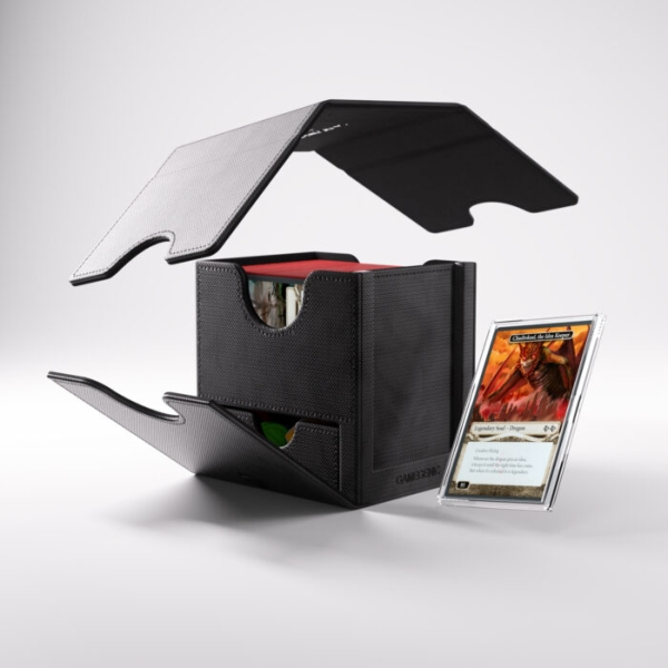 Gamegenic Sidekick Pro 100+ XL Deck Box (Schwarz)