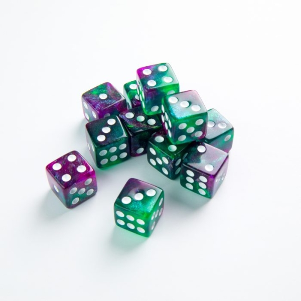 Gamegenic Galaxy Series D6 Würfel Set "Aurora" (12 Dice)