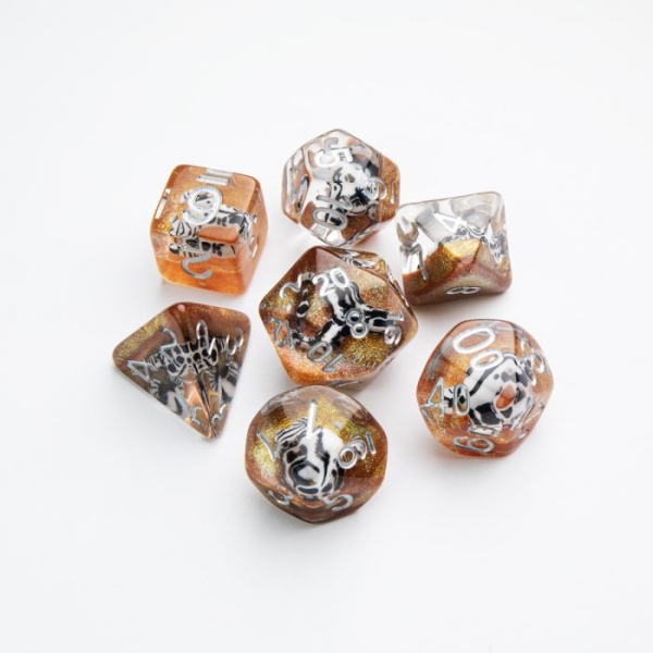 Gamegenic - Embraced Series - Death Valley - RPG Dice Set (7pcs)