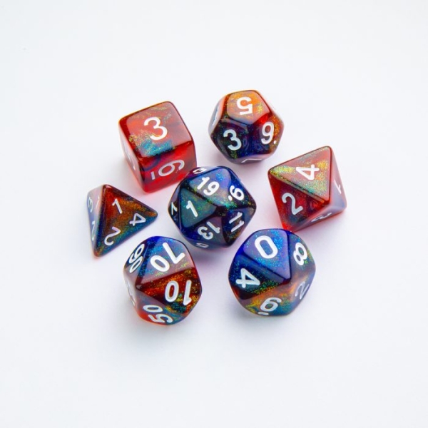 Gamegenic - Galaxy Series - Mars - RPG Dice Set (7pcs)