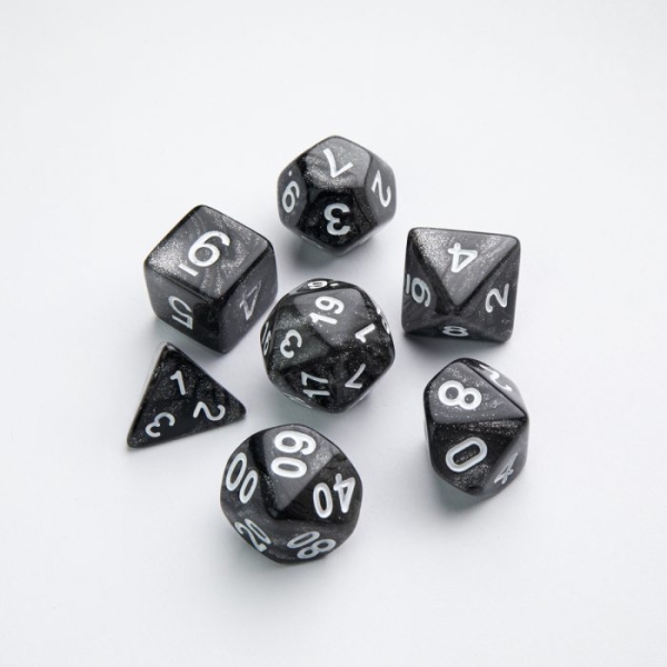 Gamegenic - Galaxy Series - Moon - RPG Dice Set (7pcs)