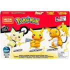 Mattel-Mega-Construx-Pokemon-Trio-Pichu-Pikachu-Raichu