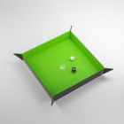 Gamegenic-Magnetic-Dice-Tray-Square-Black-Green